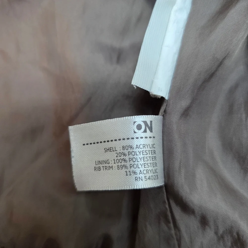 Old Navy Girls Brown Faux Fur Hooded Vest Zip Front Shaggy Size M 8